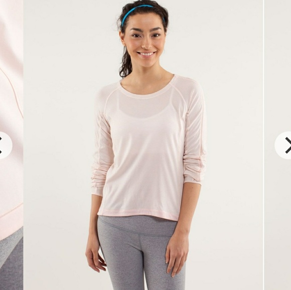 lululemon athletica Tops - Lululemon silver lining long sleeve top shirt